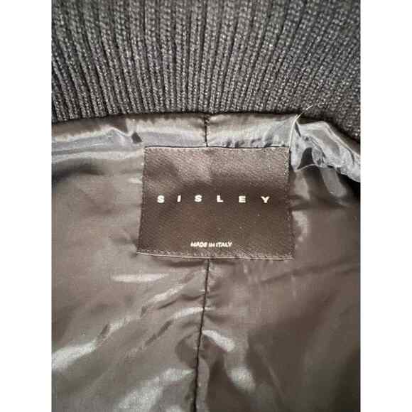 SISLEY Black Lined Jacket Made in Italy, XS - Picture 7 of 10